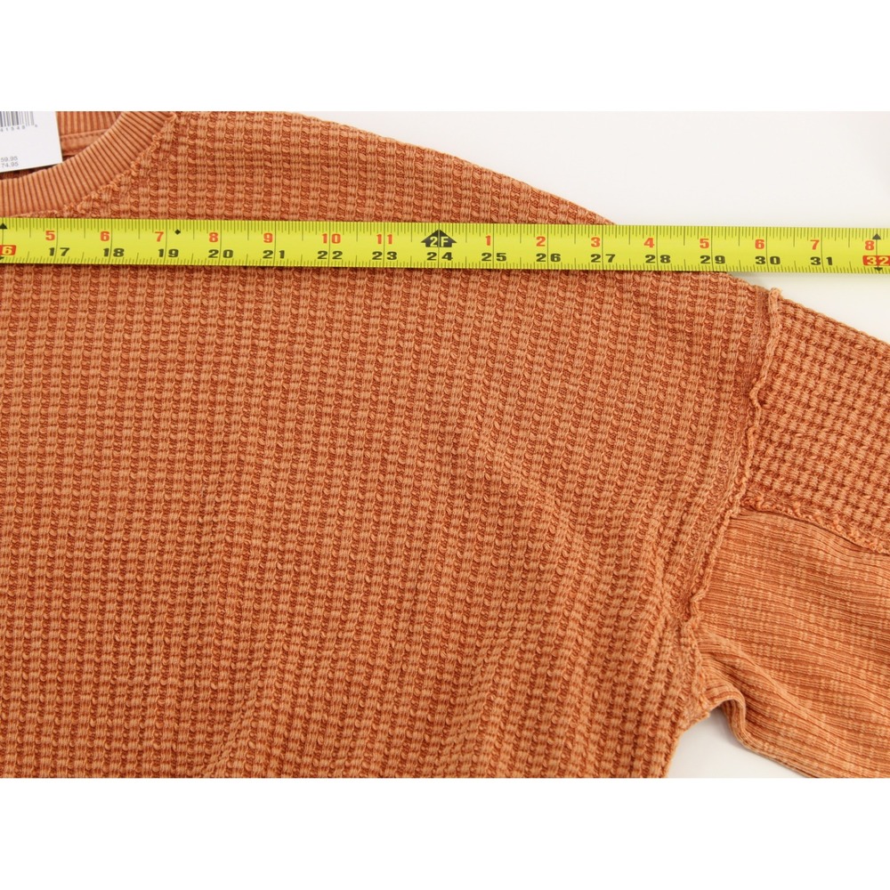 American Eagle Thermal Top This Feels Seriously Lived-In XS Terracotta NEW NWT - Picture 9 of 13